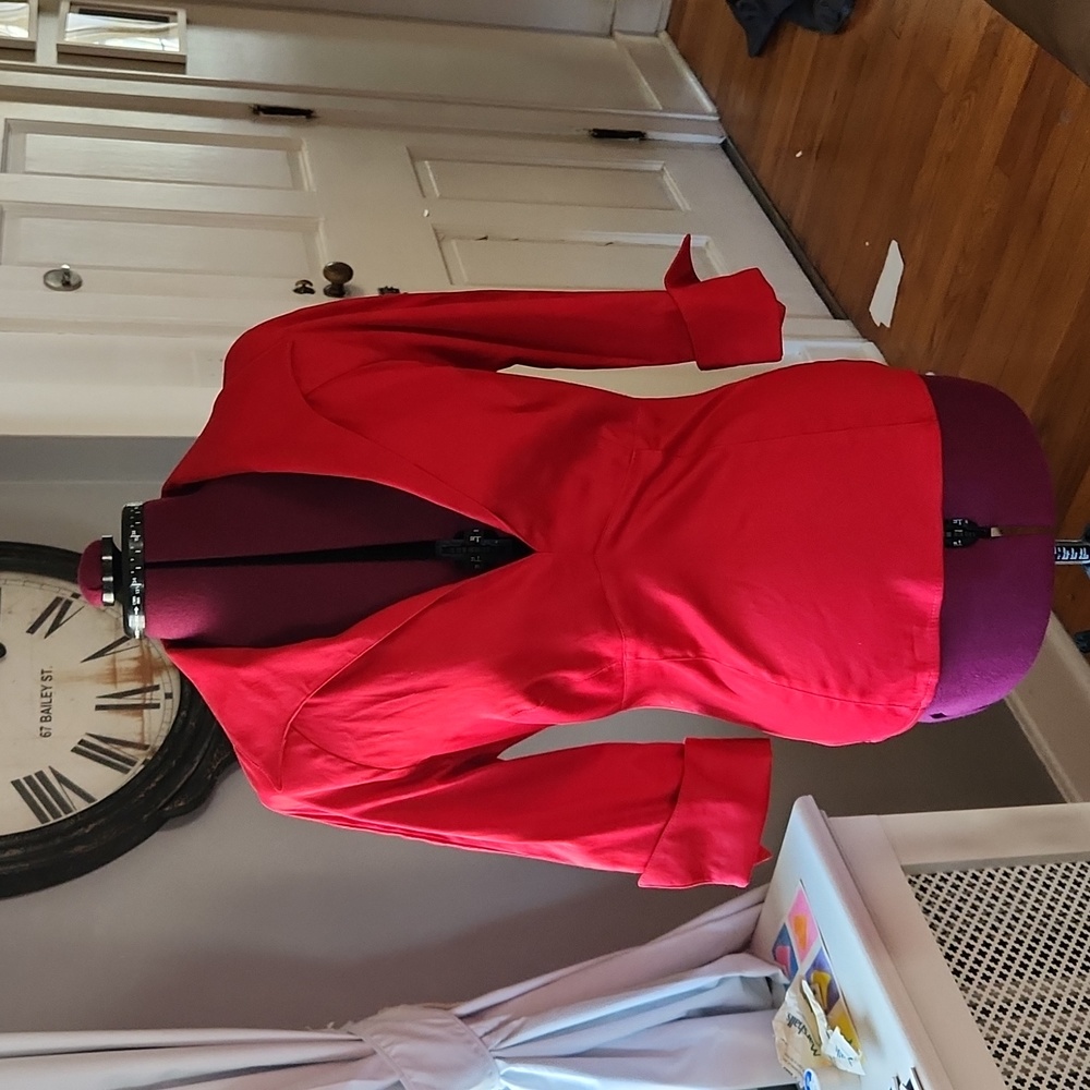 Pinup Girl Clothing Red Lauren Top Size Large